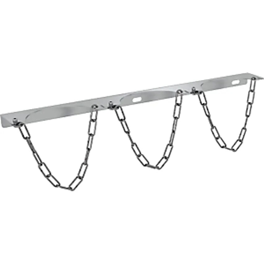 EUROKRAFTpro Gas Cylinder Wall Mounting Bracket, For Max. cylinder-14- you get 3