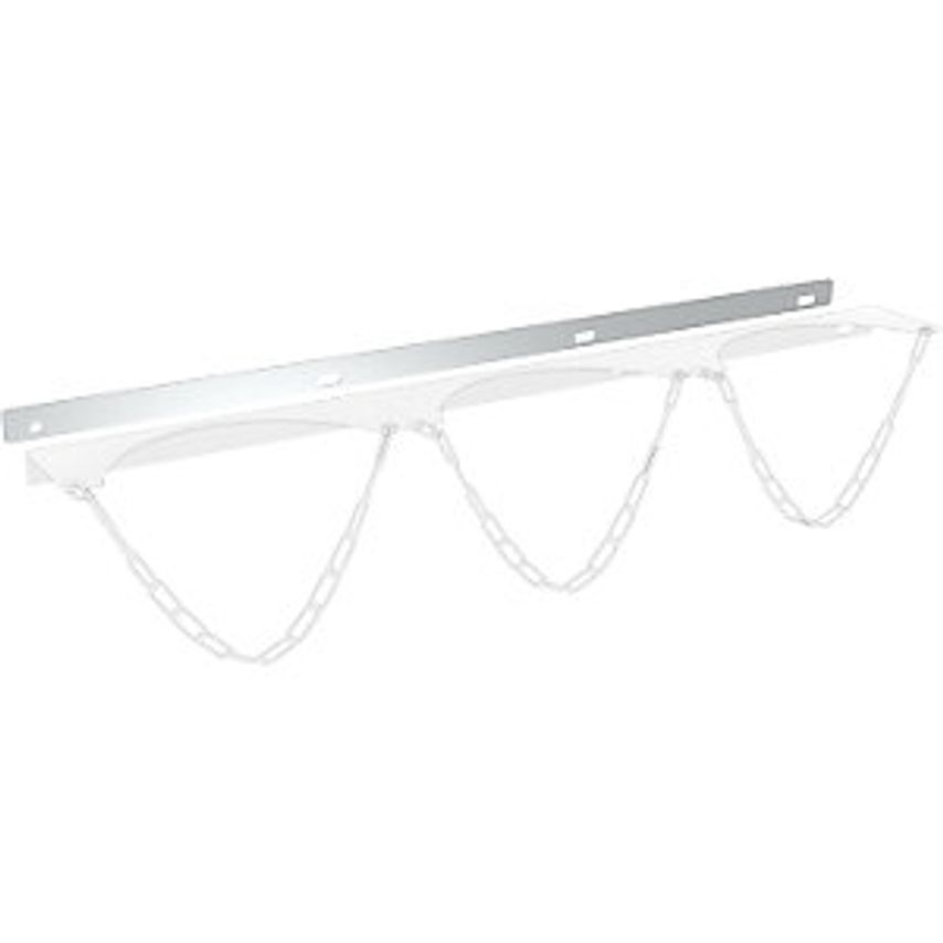 EUROKRAFTpro Mesh Panel Mounting Plate - For Gas Cylinder Wall Bracke- you get 3