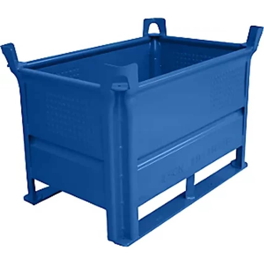 HESON Stacking Container With Runners, LxW 800 X 500mm, Max. Load 200- you get 5