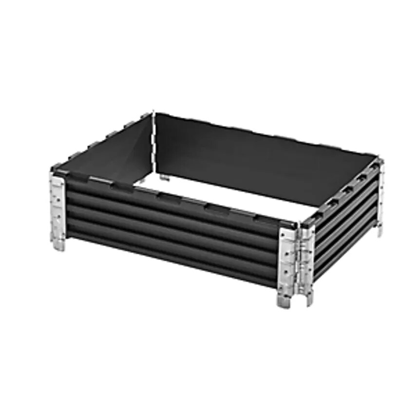 KIGA Plastic Pallet Collar, Pack Of 2, For 800 X 600mm Pallet, Diagonally Foldin