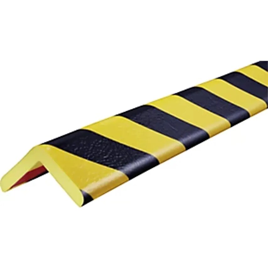 SHG PUR-PROFILE GMBH Knuffi Corner Protection, Type H+, 1 M Piece, Black/Yellow
