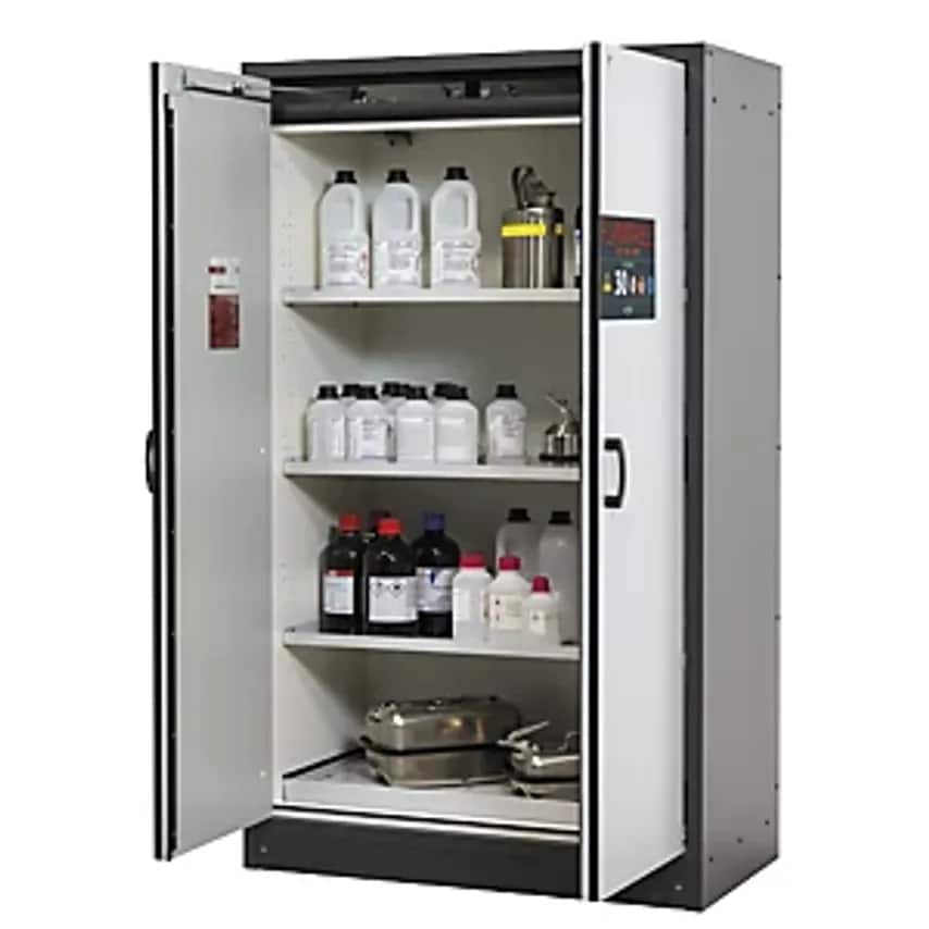 asecos FM/UL/ULC/Type 30 Fire Resistant Hazardous Goods Storage Cupboard - 2 Doo