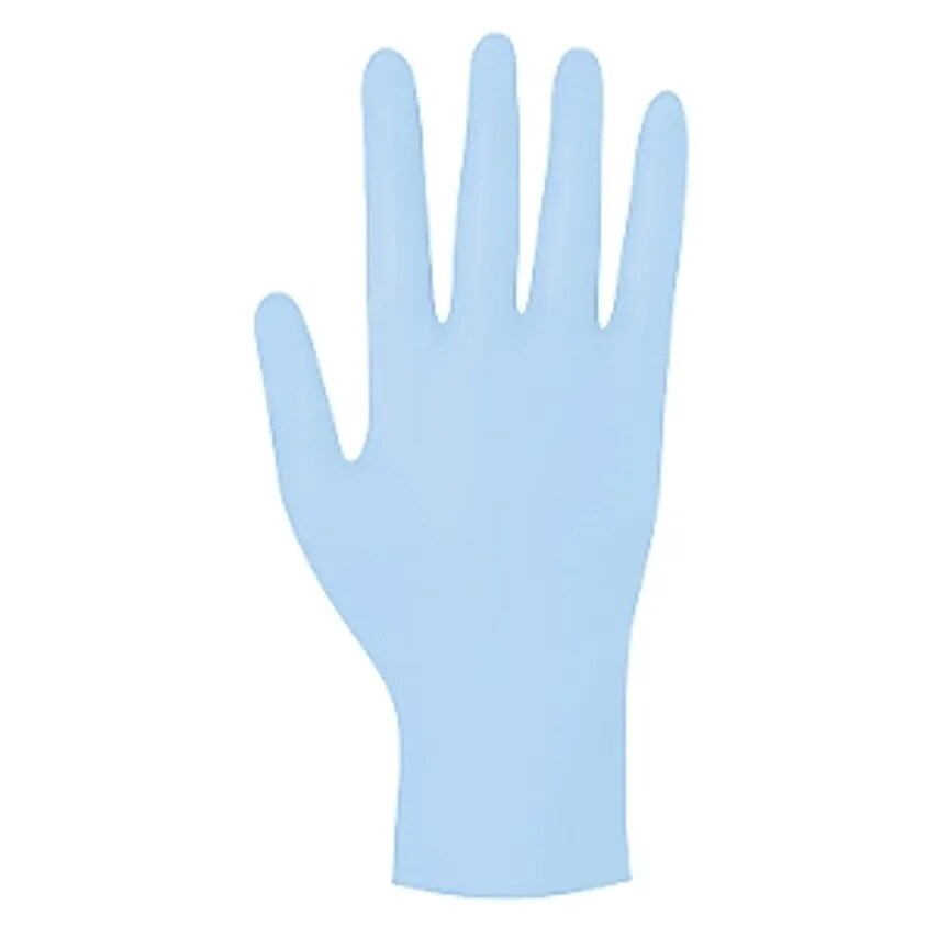 Meditrade Meditrade Nitrile Disposable Gloves, Pack Of 1000, Food Grade, Blue, S