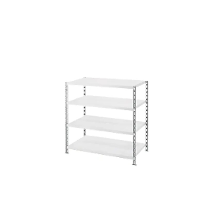 Trestles Wide Span Shelf Unit With Sheet Steel Shelves - Depth 800mm - Standard