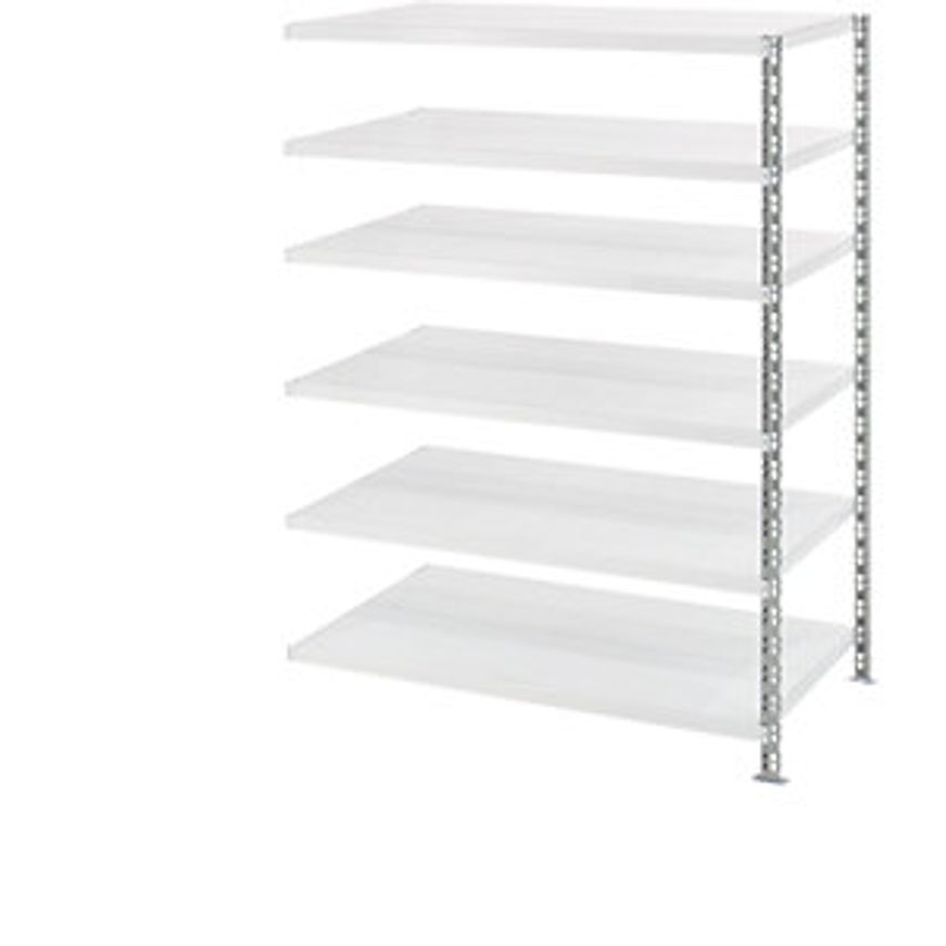 Trestles Wide Span Shelf Unit With Sheet Steel Shelves - Depth 800mm - Extension
