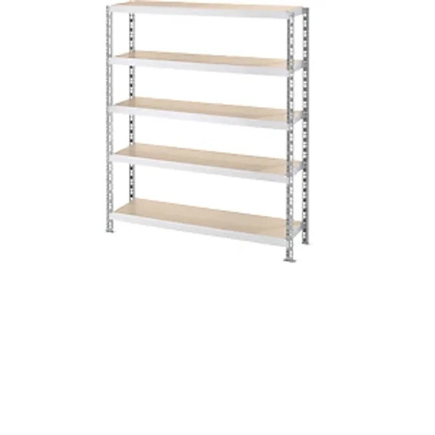 Trestles Wide Span Boltless Shelf Unit With Moulded Chipboard Shelves - Depth 40