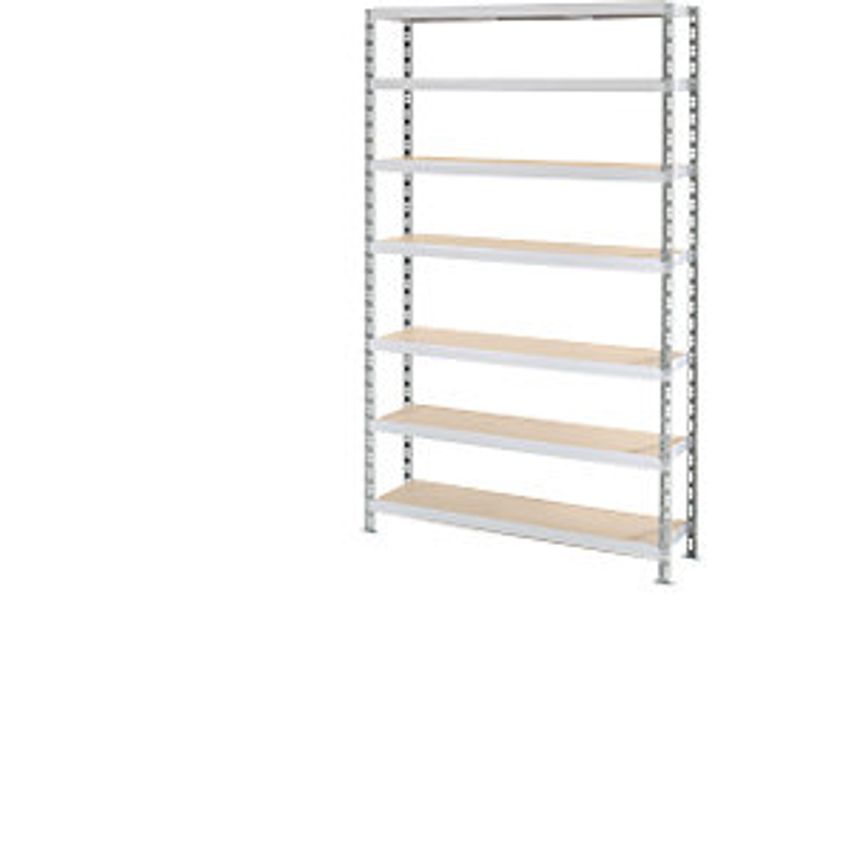 Trestles Wide Span Boltless Shelf Unit With Moulded Chipboard Shelves - Depth 40