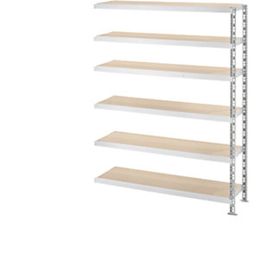 Trestles Wide Span Boltless Shelf Unit With Moulded Chipboard Shelves - Depth 50