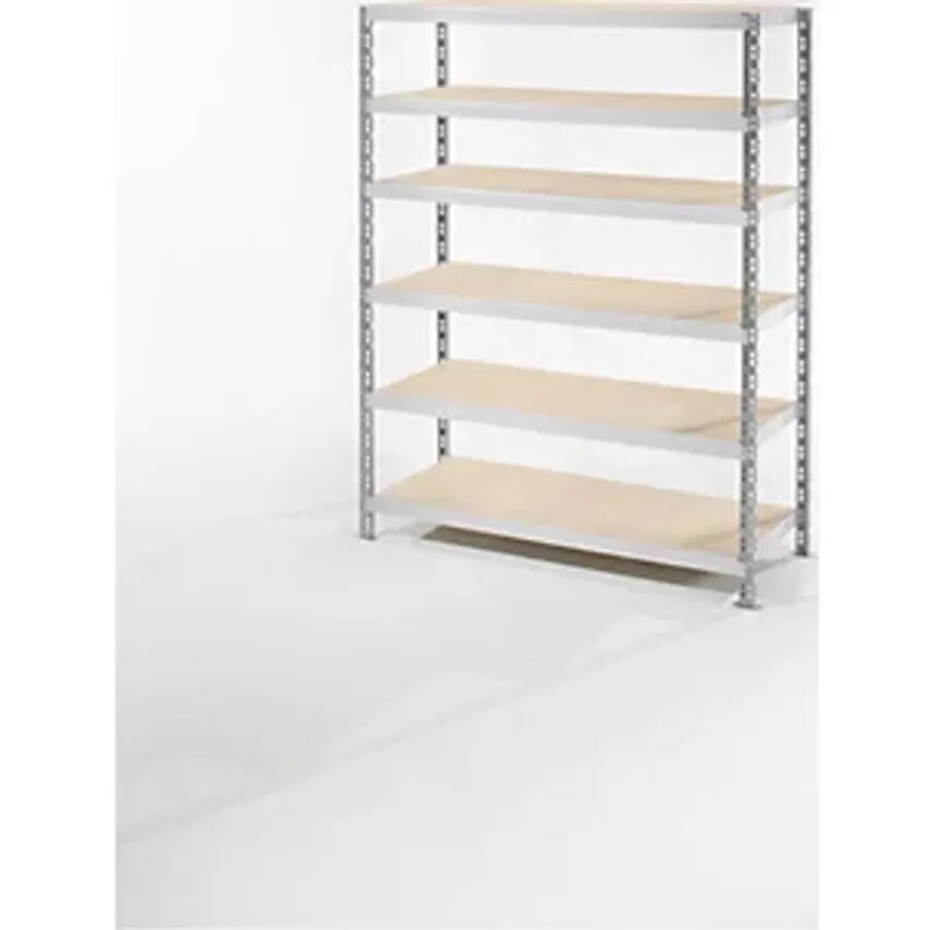 Trestles Wide Span Boltless Shelf Unit With Moulded Chipboard Shelves - Depth 60