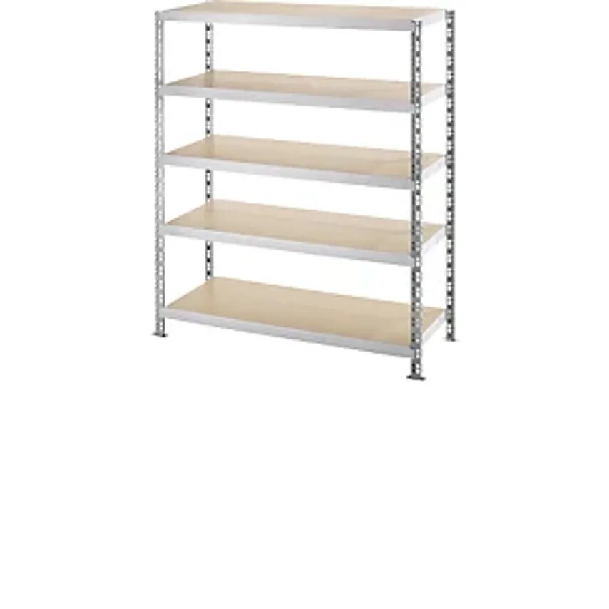 Trestles Wide Span Boltless Shelf Unit With Moulded Chipboard Shelves - Depth 70