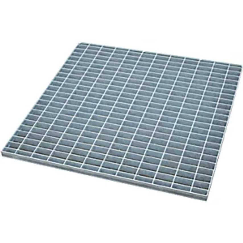 EUROKRAFTpro Grate, For Sump Trays For 200 L Drums, Zinc Plated, LxWxH 800 X 800