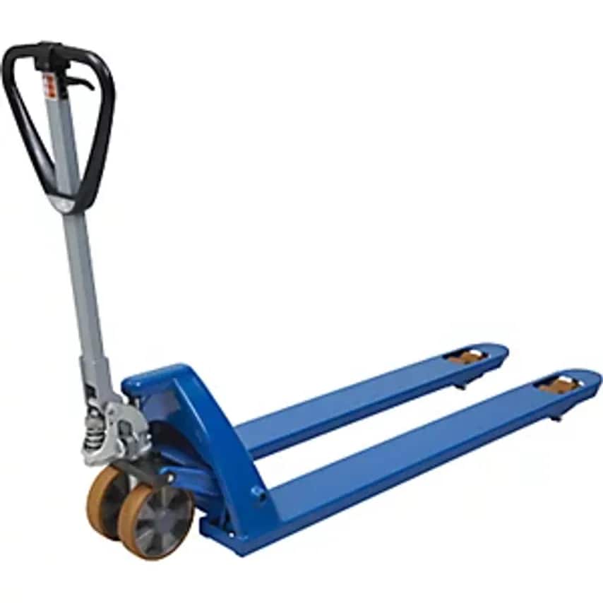 EUROKRAFTpro Pallet Truck, Extra Long, Base Clearance 85mm, Fork Leng- you get 3