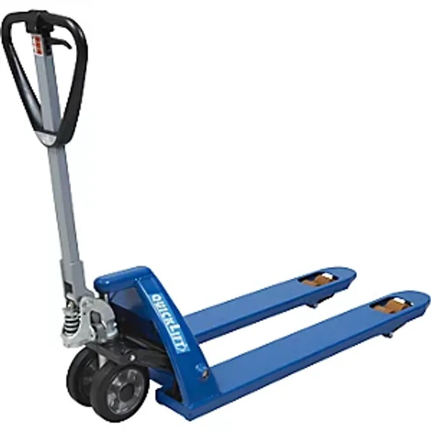 EUROKRAFTpro Pallet Truck With QuickLift, Solid Rubber Polyurethane C- you get 3