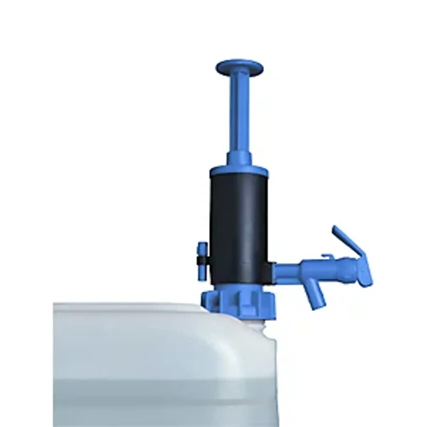 Canister/drum Hand Metering Pump, For Mineral Oil Products, Blue, 20 L/min