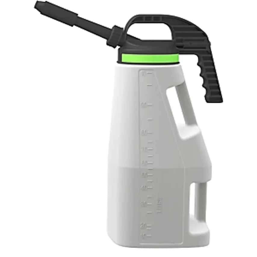 DENIOS LubriFlex PE Universal Filling Can, with 2 Spouts, Capacity 10- you get 5