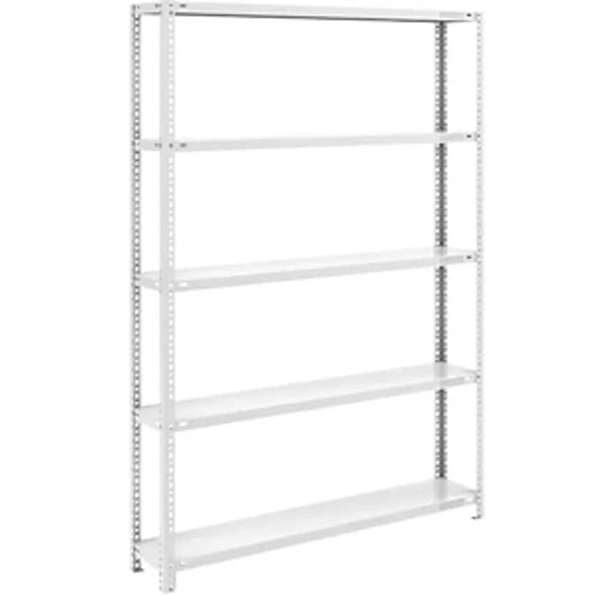 EUROKRAFTpro Bolt-together Shelf Unit - Light Duty - Plastic Coated, Height 2000