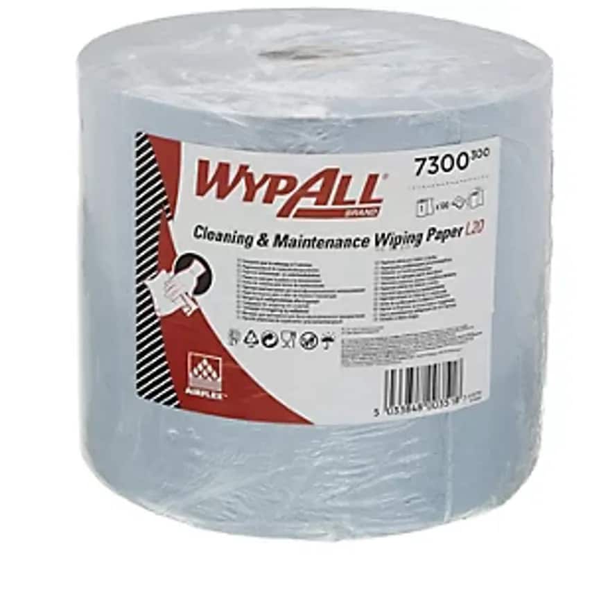 FINCKE-Hygiene WypAll Wipes, Large Roll 7300, 500 Wipes In 380 X 235mm, 2-ply, B