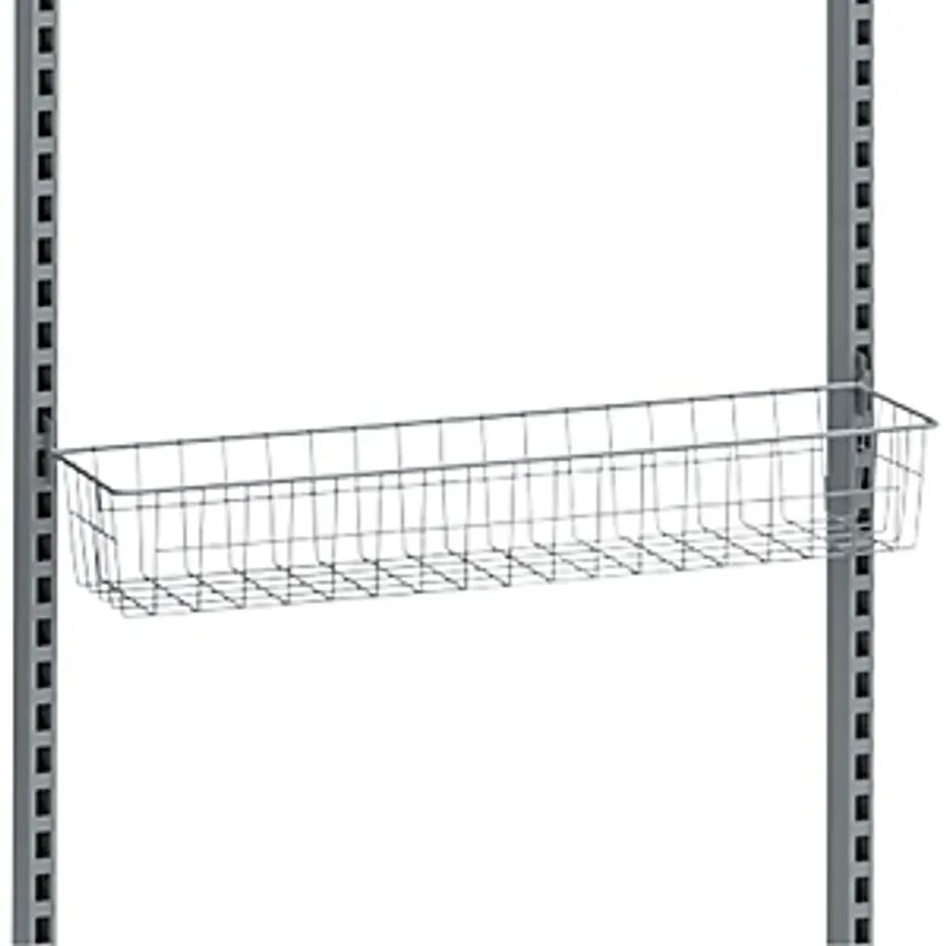 WFI AB Wire Basket, For Height-Adjustable Worktable, LxWxH 670 X 175 X 100mm