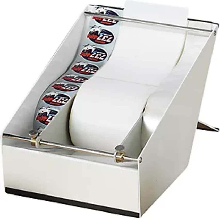 HADE Adhesive Label Dispenser - For Inside And Outside Roll Winding - LxWxH 290