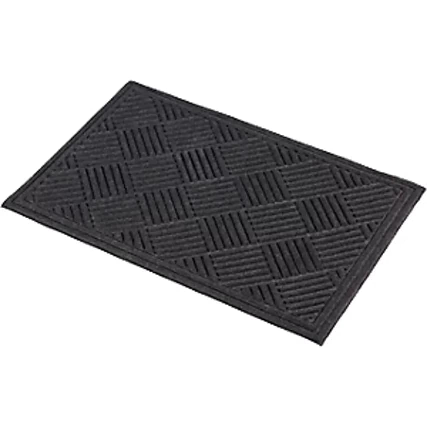 Justrite Diamond CTE Entrance Matting, LxW 1500 X 900mm, Charcoal