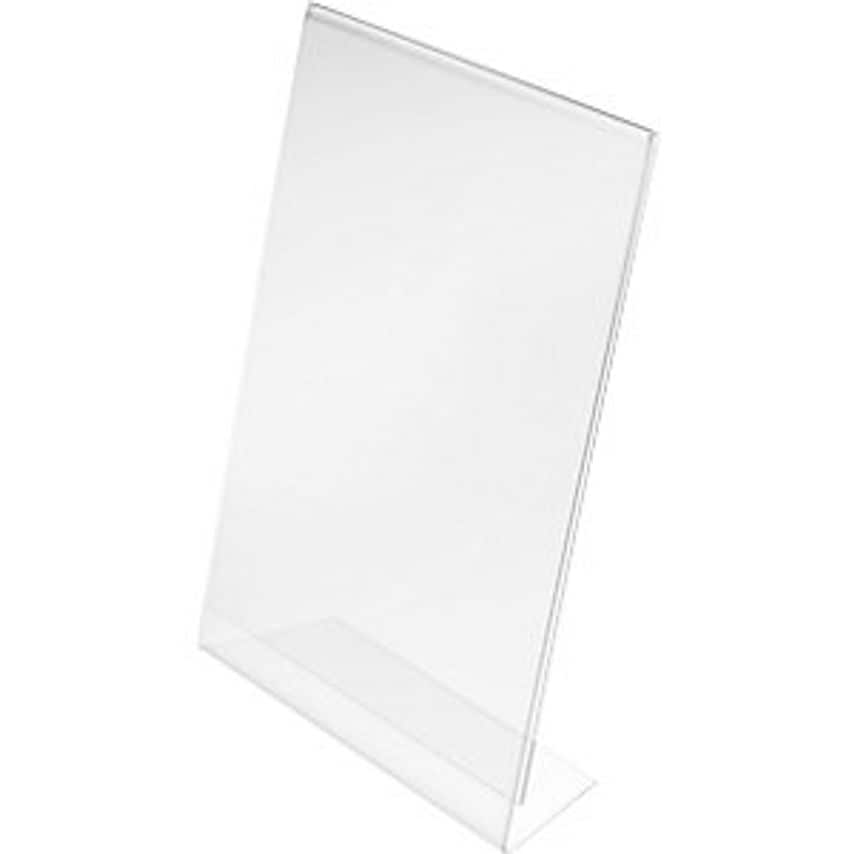 HOLTZ OFFICE SUPPORT GMBH Tabletop Display, Inclined, Polystyrene, Format A6 Por