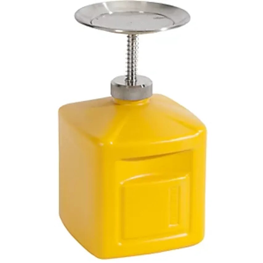 DENIOS Plunger Can, Yellow Polyethylene, Capacity 2 L- you get 5