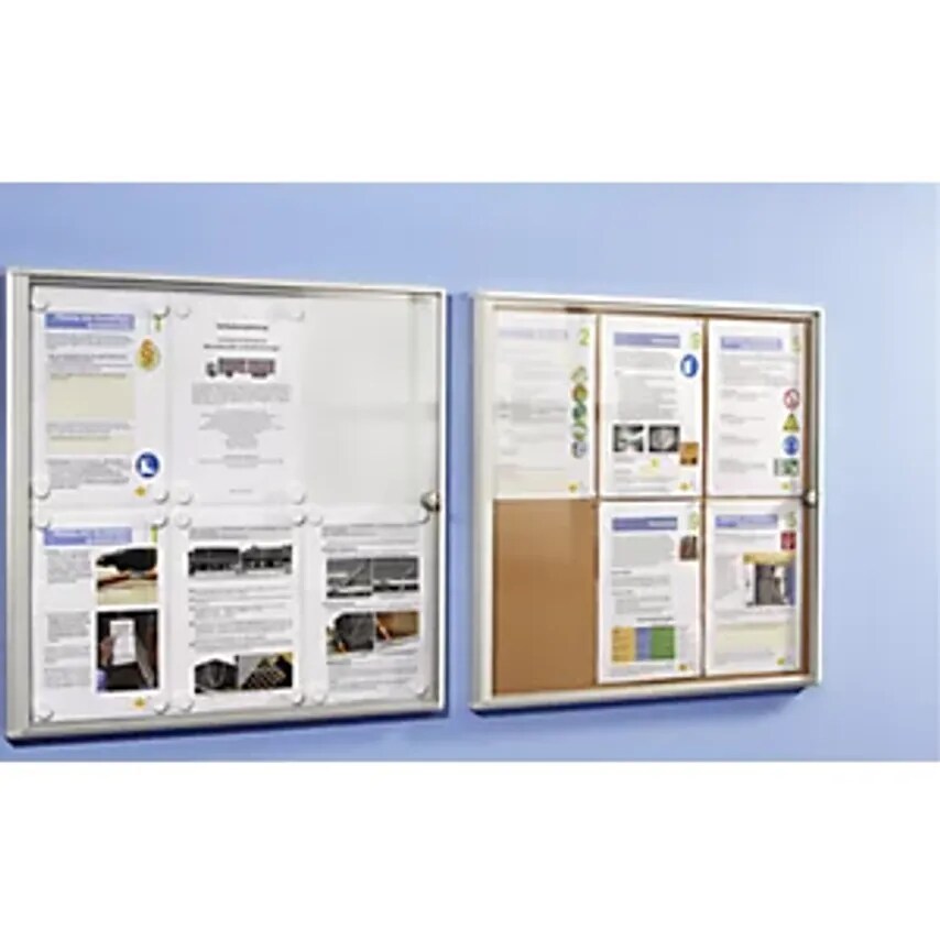 EUROKRAFTpro Information Display Case For Indoor Use - Metal Rear Panel - 1 X A4