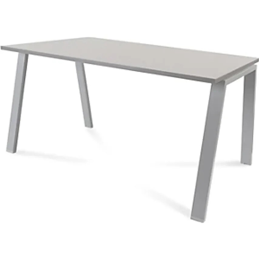 ROCADA BLANCA Desk, HxWxD 740 X 1400 X 800mm, Grey, Grey Frame