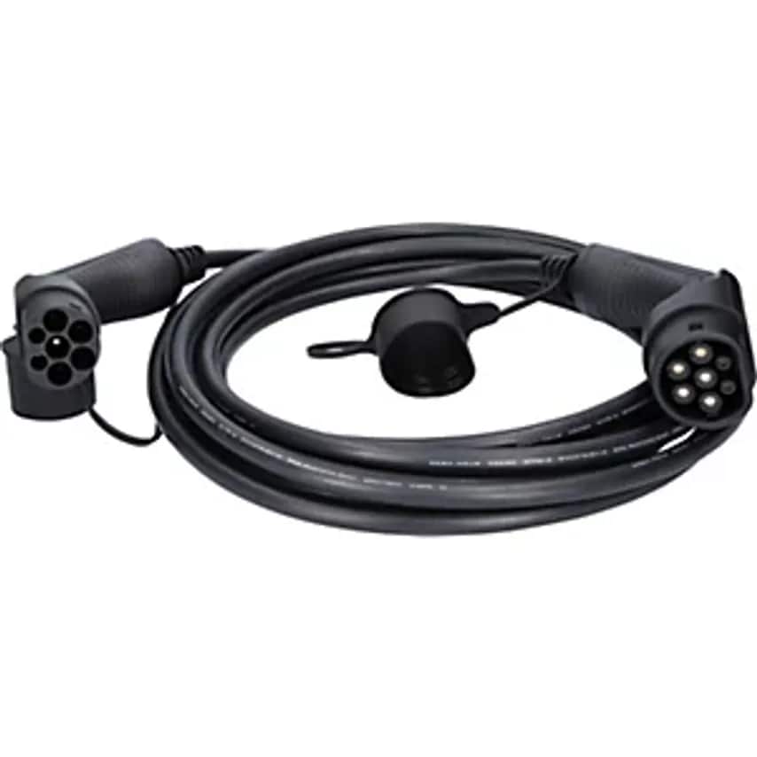 KS Tools Efuturo Straight Charging Cable, Type 2 Socket To Type 2 Plug, Three Ph