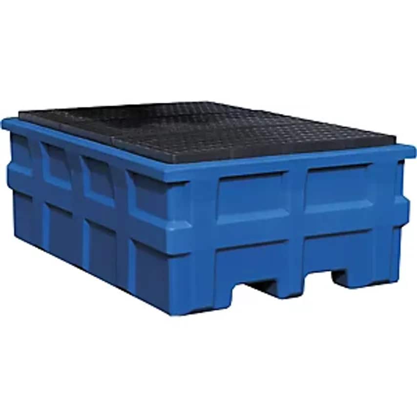 asecos PE Sump Tray For IBC/CTC Tank Containers - Sump Capacity 1000 L - For 1 C