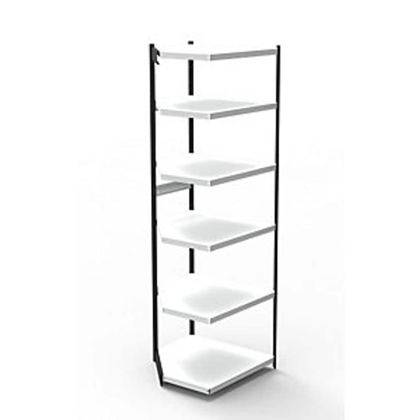 KERKMANN Office Shelf System - Without Rear Wall - Shelf Height 2250mm, Corner S
