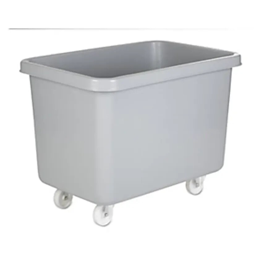 Alpha Paletten & Boxen Mobile Square Polyethylene Containers, Capacit- you get 5