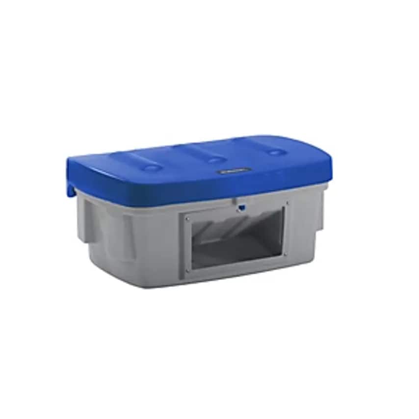 EUROKRAFTpro Universal/Grit Container, With Dispenser Opening, 100 L, Blue Lid