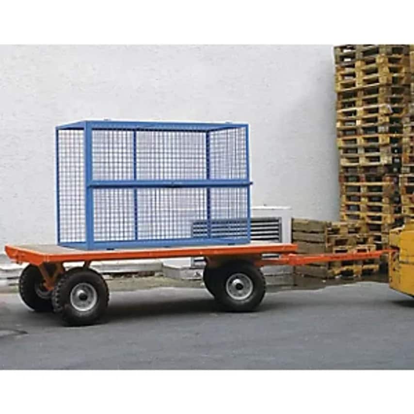 KTS Trailer, 2-wheel Turntable Steering, Max. Load 5 T, Platform 2.5 X 1.25 M, P