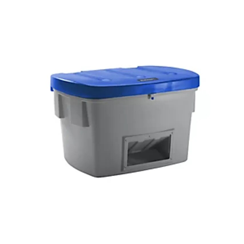 EUROKRAFTpro Universal/Grit Container, With Dispenser Opening, 700 L, Blue Lid