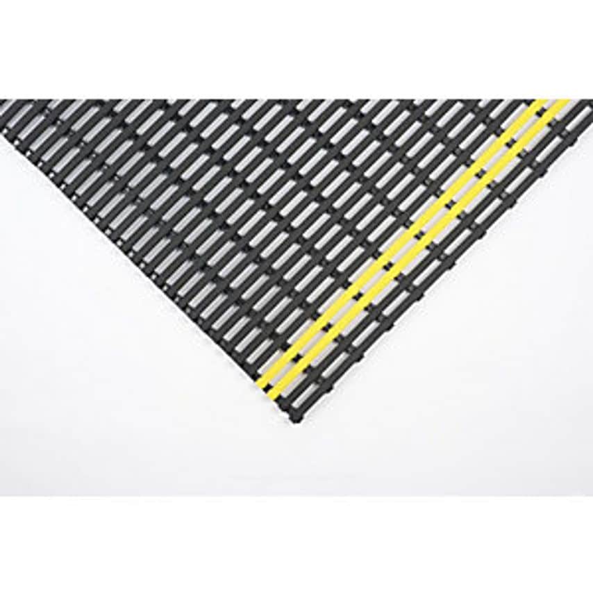 EWALD HILDEBRANDT Non-slip Matting, Recycled PVC, 10 M Roll, Width 600mm, Black/