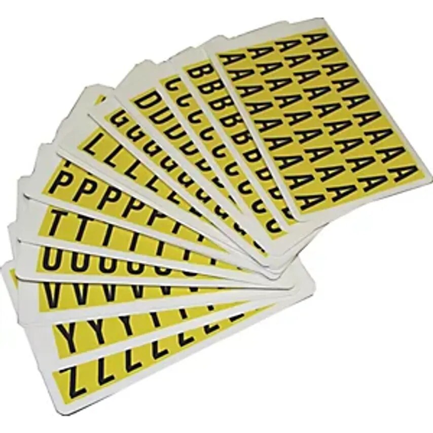 Beaverswood Character Set, Height X Width 19 X 14mm, Self-Adhesive Letters A - Z