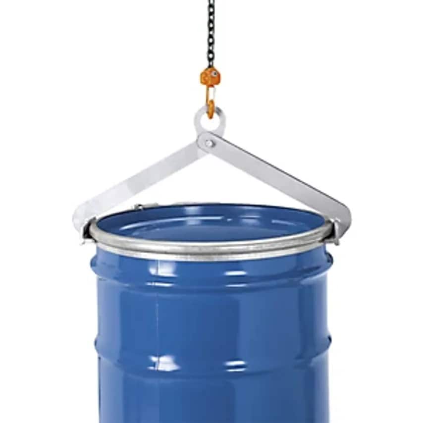 PFEIFER Drum Clamp, For Upright Metal Drum, Max. Load 500 Kg