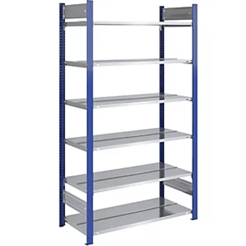 HOFE Boltless File Shelving Unit - Double Sided - Height 2000mm, WxD 1000 X 600m