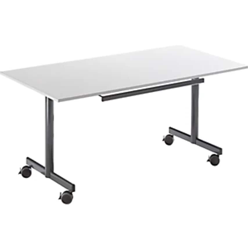 SODEMATUB Table With Folding Top, Mobile, HxWxD 720 X 1600 X 800mm, Grey