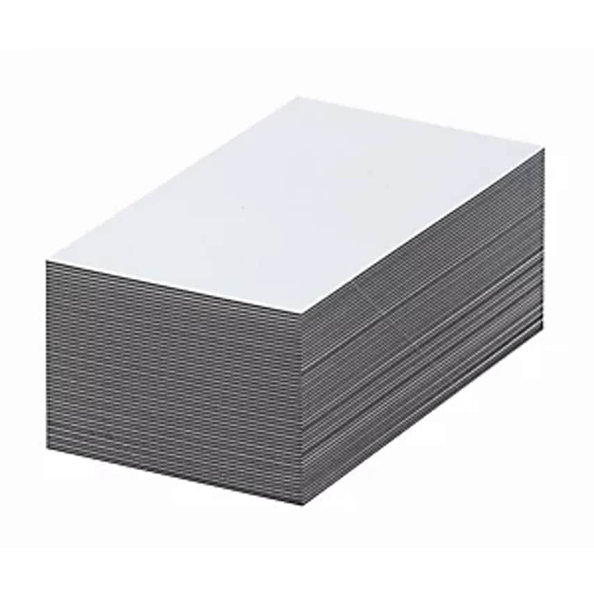 HAAS Magnetic Storage Labels, White, HxW 50 X 100mm, Pack Of 100