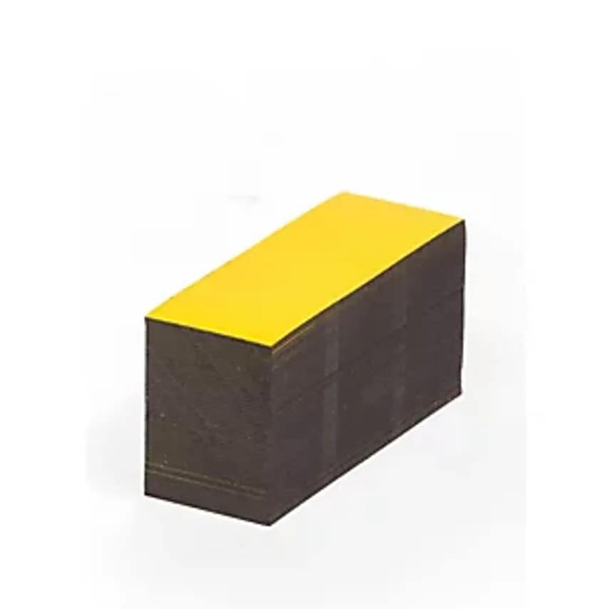HAAS Magnetic Storage Labels, Yellow, HxW 40 X 80mm, Pack Of 100