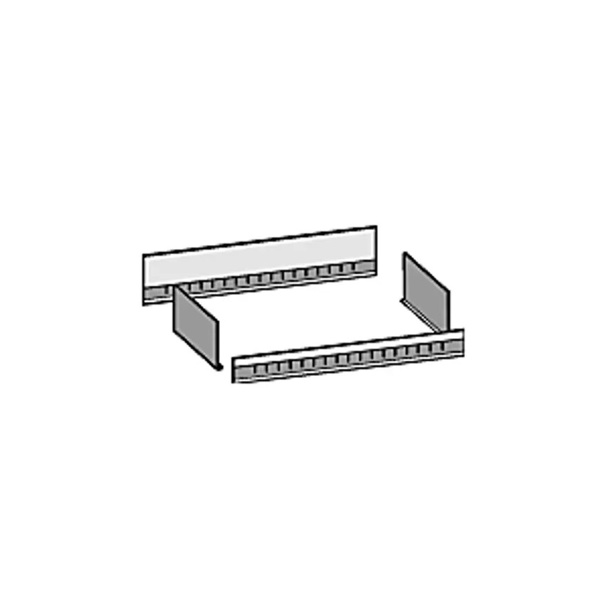 EUROKRAFTpro Tray Insert, Width 1000mm, For Shelf Depth 300mm, Zinc-Plated