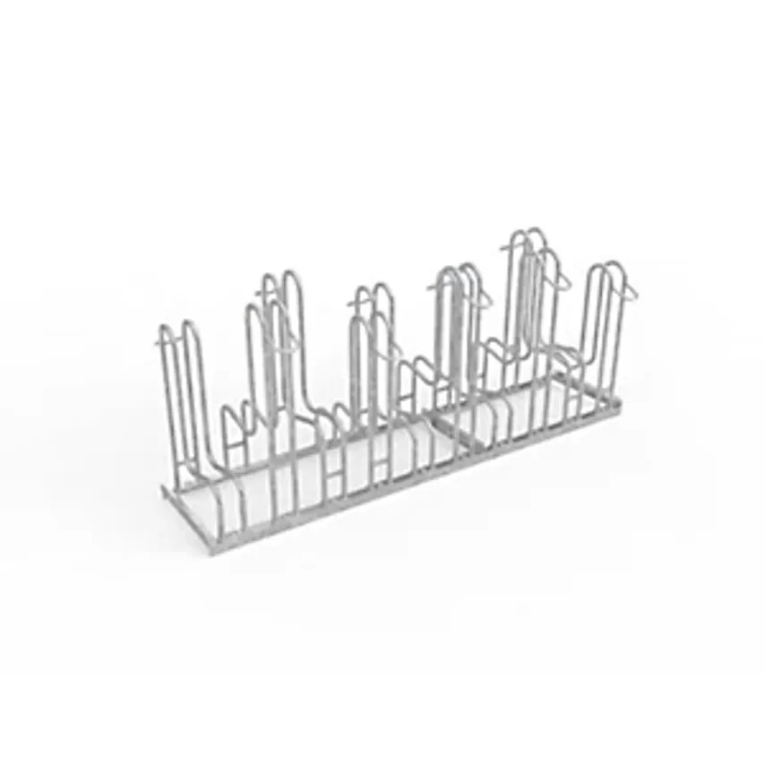 WSM WSM Bicycle Stand, Double Sided, 10 Parking Spaces, Tyre Width Up To 55mm