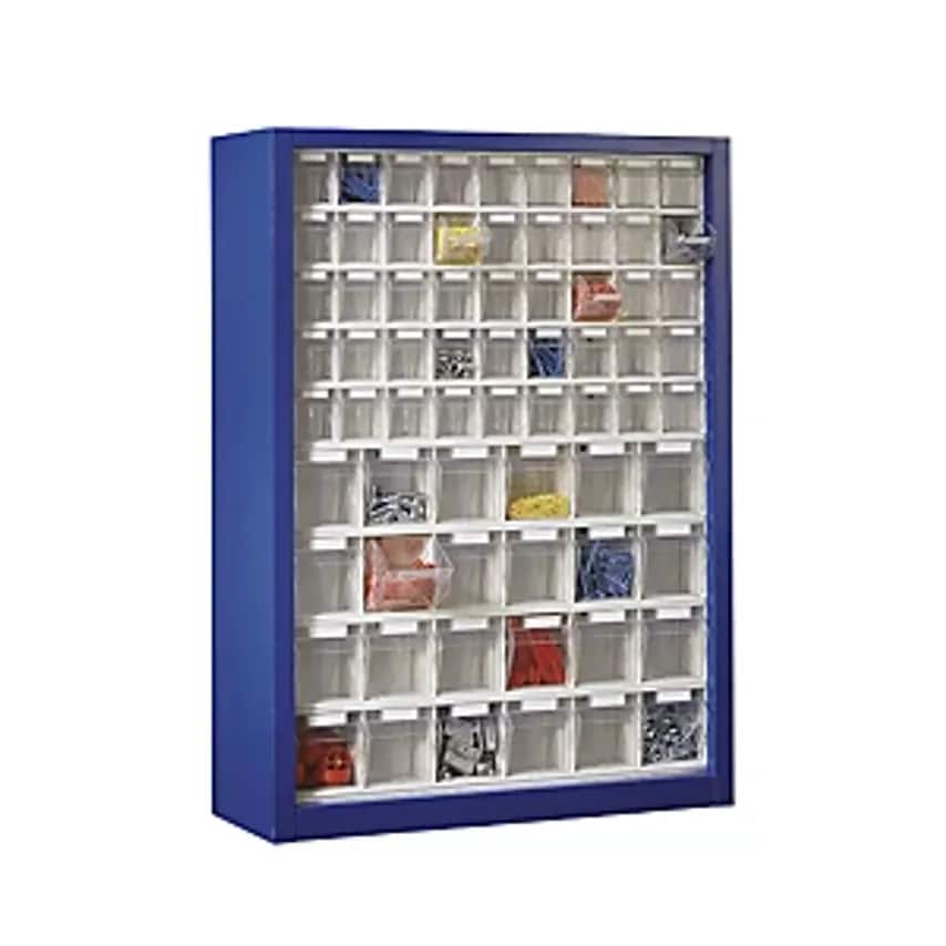 LOCKWEILER Wall Mounted Cupboard For Visual Storage Containers - HxWxD 910 X 665
