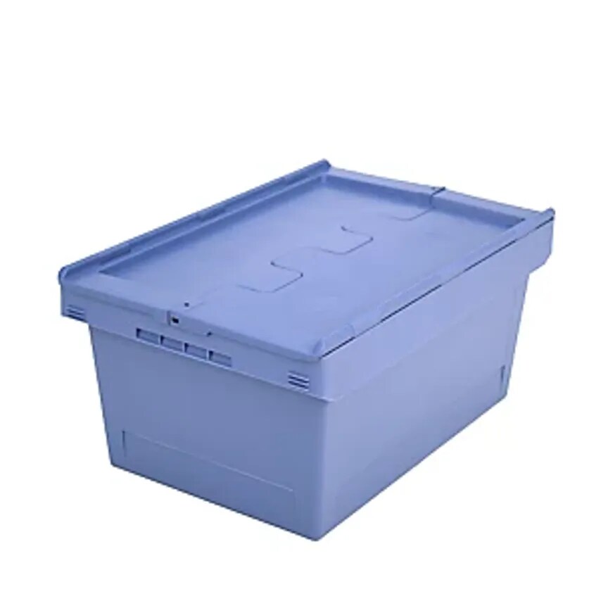 BITO-LAGERTECHNIK Reusable Stacking Container With Folding Lid, Capa- you get 10