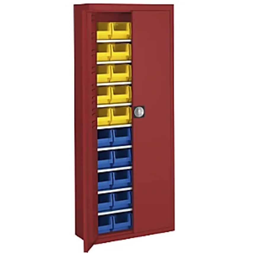 MAUSER Storage Cupboard - HxWxD 1740 X 680 X 280mm - With Open Fronted Storage B