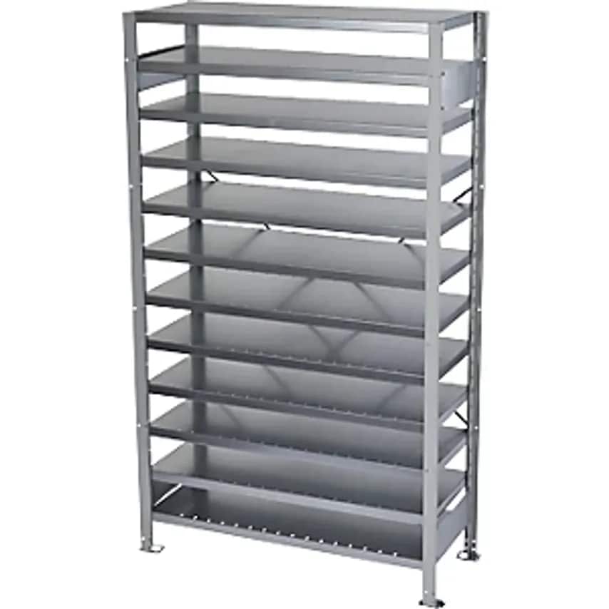 STEMO Boltless Shelving Unit For Shelf Bins - HxW 1790 X 1000mm - Basic, Depth 4