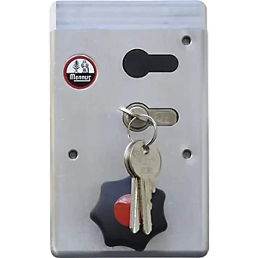 CRONENBERG Lock Holder, For Access Barrier, With Profile Cylinder Lock