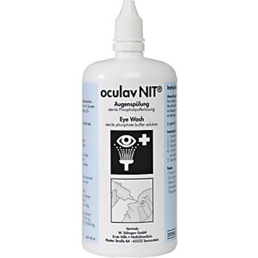 Single Bottle Of Rinse, Emergency Eye Wash, 250 Ml